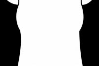 Blank T Shirt Outline Template Unique Printable Clothes Templates Womens T Shirt Template Free