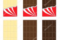 Free Blank Candy Bar Wrapper Template New A Empty Chocolate Wrappers Stock Illustrations Royalty