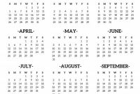 Month at A Glance Blank Calendar Template Unique Printable 2020 Calendar at A Glance Printable Calendar 2020