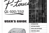 Brother Label Printer Templates Awesome Brother Ql 500 Users Manual Manualslib Makes It Easy to Find