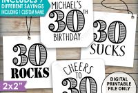 Candy Bar Label Template New 30th Birthday Tags Funny 30th Bday Candy Bar 30 Suck