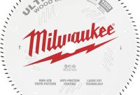 Decorative Label Templates Free New Milwaukee 12 In 100 tooth Ultra Fine Finish Circular Saw