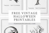 Free Printable Vintage Label Templates Awesome Free Printable Vintage Halloween Wall Art Halloween Prints