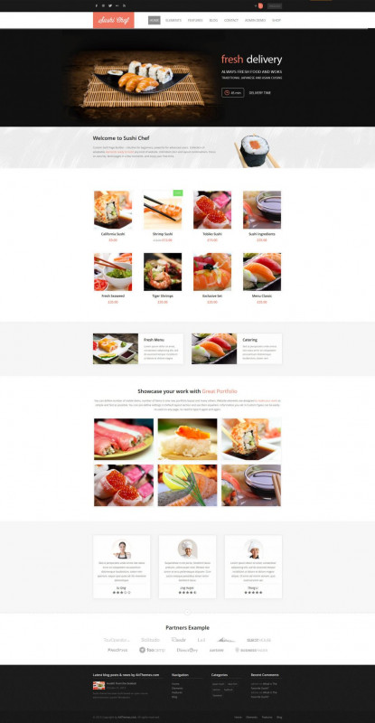 Product Label Design Templates Free New Sushi V1 120