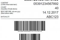 Record Label Contract Template New Sample Gs1 Pallet Label Layout with A Serial Shipping