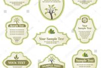 Sticker Label Printing Template New Set Labels Stock Vector 38693995 Shutterstock