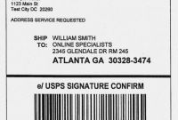 Usps Shipping Label Template Download Unique Printable Usps Shipping Label Template