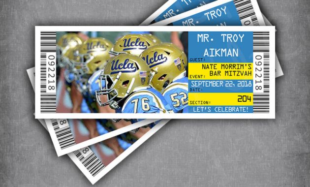 Usps Shipping Label Template Word Awesome Bar Mitzvah Football Ticket Place Cards Tented Placecards Football Wedding Place Cards University themed Ucla Bruins Seating Cards