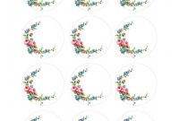 Xmas Labels Templates Free New Labels Free 2 Inch Floral Shabby Circles Circle Labels
