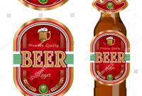 Z Label Template Awesome Beer Label Template Neck Label Vector Stock Vector Royalty