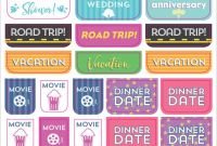 Camping Menu Planner Template Awesome Essentials Weekly Planner Stickers Set Of 575 Stickers