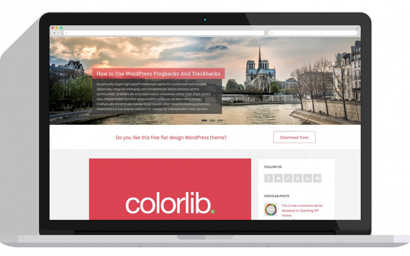 Child Care Menu Templates Free Awesome Sparkling Free Flat Design WordPress theme Colorlib
