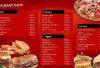 Fast Food Menu Design Templates New Professional Digital Signage Templates Signagecreator