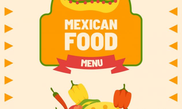Food Truck Menu Template Unique Mexican Food Menu Vectors Download Free Vectors Clipart