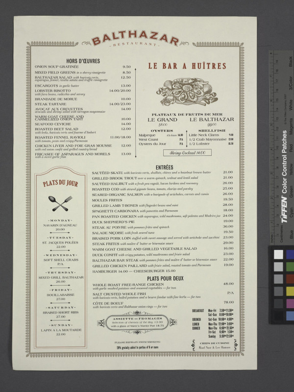 French Cafe Menu Template Awesome Balthazar Restaurant Menu Menu Design Restaurant Menu
