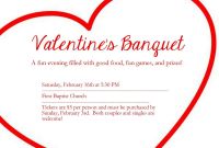 Fun Menu Templates Awesome Valentines Banquet Flier Valentines Valentines Day