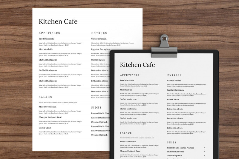 Google Docs Menu Template New Excited to Share the Latest Addition to My Etsy Shop
