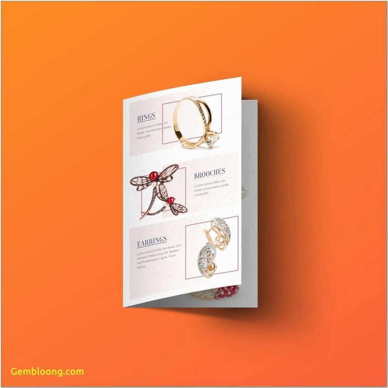 Half Fold Menu Template Unique Bi Fold Brochure Template Publisher Free Templates
