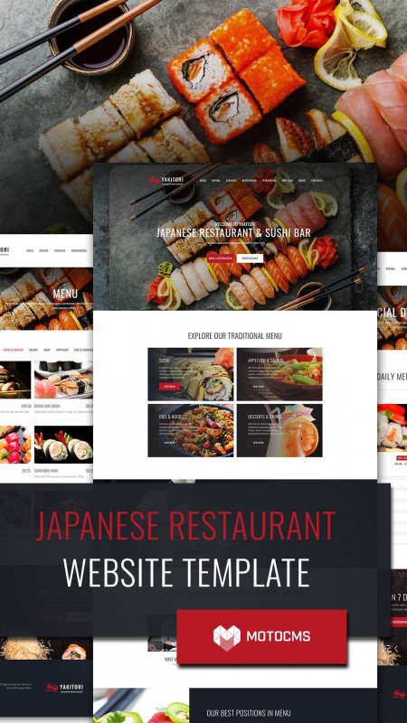 Hawaiian Menu Template Unique Japanese Restaurant Website Template for Sushi Bar