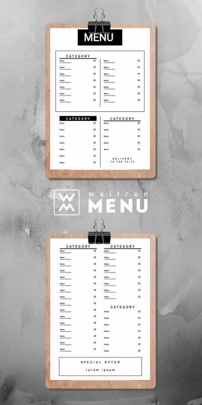 Menu Board Design Templates Free Unique Simple and Stylish Restaurant Menu Template Dnd¾nnd¾d¹ D¸
