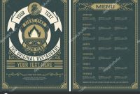 Mexican Menu Template Free Download Awesome Vintage Restaurant Menu Design Template Vector Layered