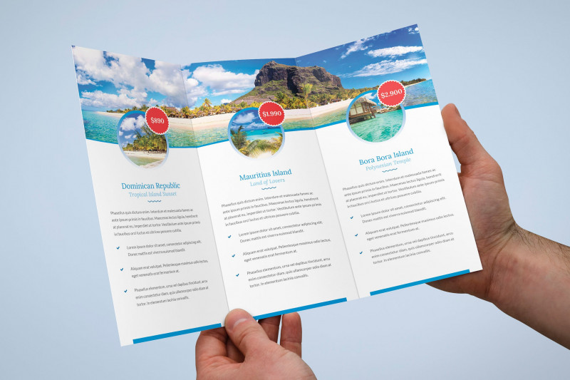 Tri Fold Menu Template Photoshop New Brochure Travel Agency Tri Fold by Artbart On Envato Elements