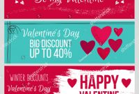 Valentine Menu Templates Free Unique Set Od Modern Flat Valentines Day Stock Vector Royalty Free