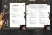 Weekly Dinner Menu Template Awesome Menu Templates From Graphicriver