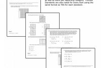 4th Grade Book Report Template New Math Products Gf Educators