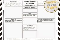 Animal Report Template Unique the Best Of Teacher Entrepreneurs Iii Writing Lesson Animal