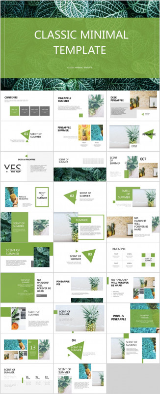 Annual Report Ppt Template Unique 31 Best Green Fruit Design Powerpoint Templates Powerpoint