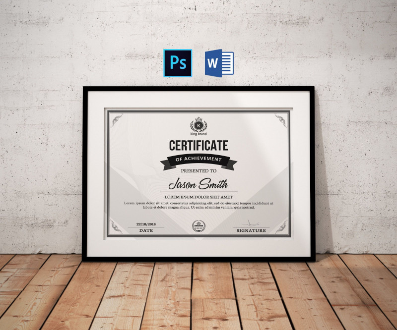 Blank Certificate Of Achievement Template Unique Certificate Template Certificate Of Appreciation Printable Award