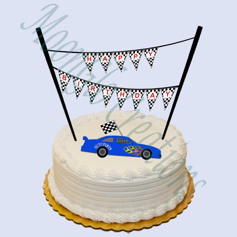 Cars Birthday Banner Template Awesome Custom Name Race Car theme Cake Banner Birthday Party Etsy