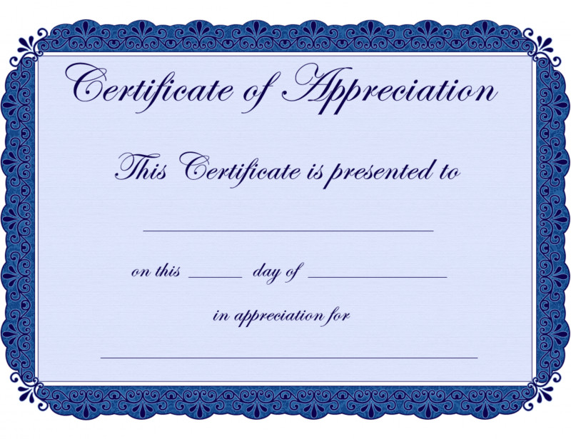 Certificate Of Appreciation Template Free Printable New Meredith Prince Shemayah11 On Pinterest