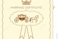 Certificate Of Marriage Template Unique 017 Certificate Of Marriage Template Ideas Document Design Vector