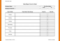 Daily Report Sheet Template Unique Employee Daily Work Schedule Template Excel Smorad