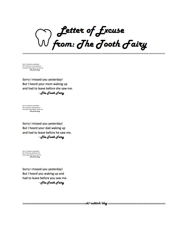 Free tooth Fairy Certificate Template Unique Collection Of Letter From the tooth Fairy 38 Images In Collection