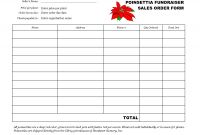Fundraising Report Template New Free Fundraiser order form Template Fundraiser order form