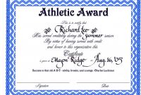 Hayes Certificate Templates New Word Award Templates Basketball Certificate Free Document Template