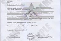 High Resolution Certificate Template Awesome Bank Balance Certificate Kiec
