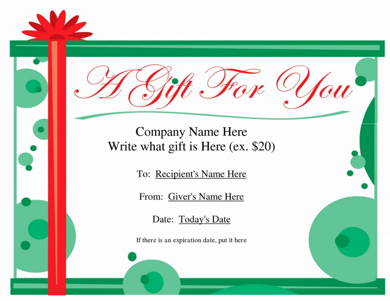 Homemade Gift Certificate Template New 006 Gift Certificate Template Free Download Diy Elegant Templates to