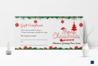 Massage Gift Certificate Template Free Download Awesome 011 Printable Merry Christmas Gift Certificate Template Imposing