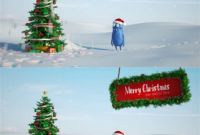 Merry Christmas Gift Certificate Templates New 3d Animation Card Cartoon Character Christmas Funny Gift
