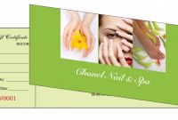 Nail Gift Certificate Template Free Awesome Salon Gift Certificate Templates Resume Free Printable Beauty