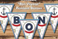 Nautical Banner Template New Bon Voyage Banner Printable Papak Cmi C org