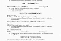 Nursing assistant Report Sheet Templates New Best Of Free Resume Templates for Certified Nursing assistant Best