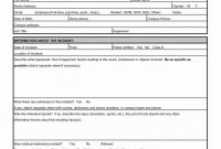 Ohs Incident Report Template Free Awesome It Incident Report Template My Spreadsheet Templates