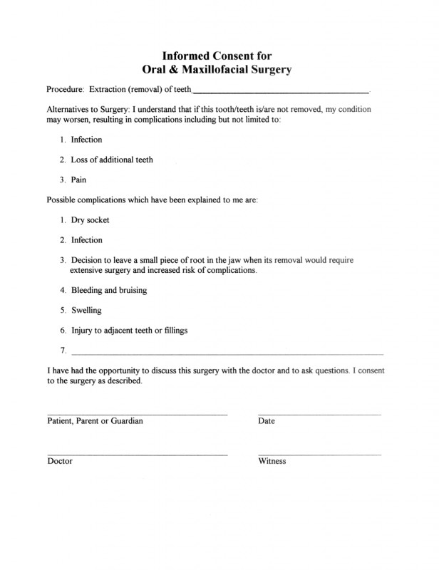 Patient Report form Template Download Awesome Surgery Informed Consent form Template Consent form Consent