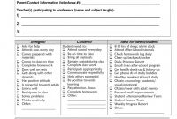 Progress Report Template Doc Professional 002 Template Ideas Parent Teacher Conference Schedule Wondrous