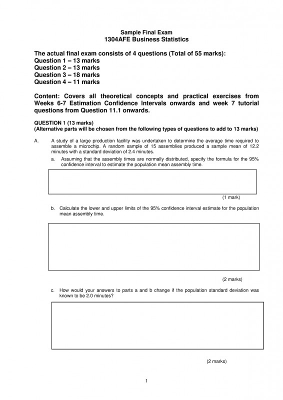 Resale Certificate Request Letter Template New Exam 2014 1304afe Business Statistics Studocu